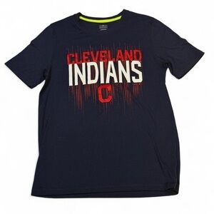 Youth Cleveland Indians Navy T-Shirt